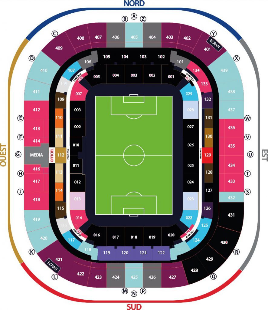 Groupama Stadium Seating Chart