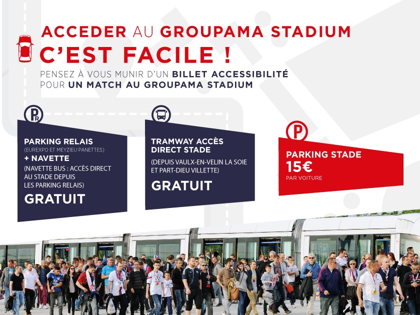 OL - Nantes : Vos Accès Pour Vous Rendre Au Groupama Stadium