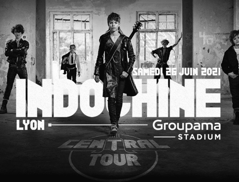 Le Groupe INDOCHINE en concert le 26 juin 2021 au Groupama Stadium